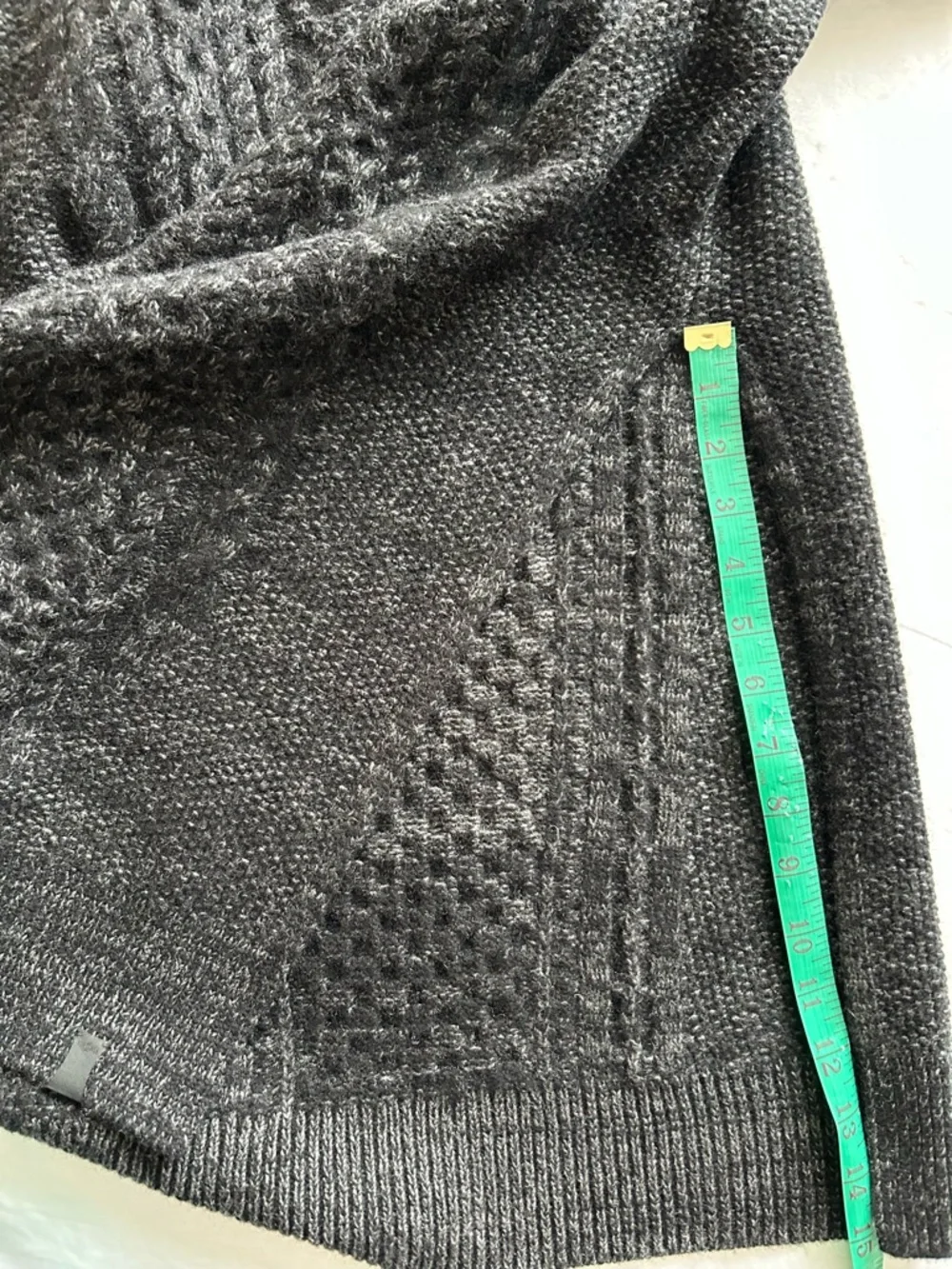 Kit and Ace 100% Cashmere/Silk Cowl Neck Charcoal Grey Pullover Sweater - Picture 12 of 12